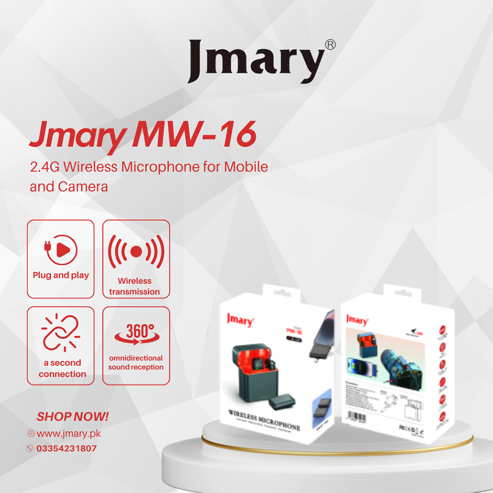 Jmary 17" LED Ring Light 40W with Remote